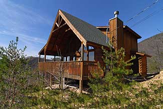Pigeon Forge Vacation Cabin Mountain View Rental